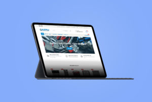 Azru tools car repair speciality tools website. Online shopping website open at tablet
